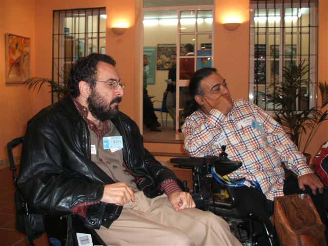 Javier Romañach (izq,) y Manuel Lobato.
